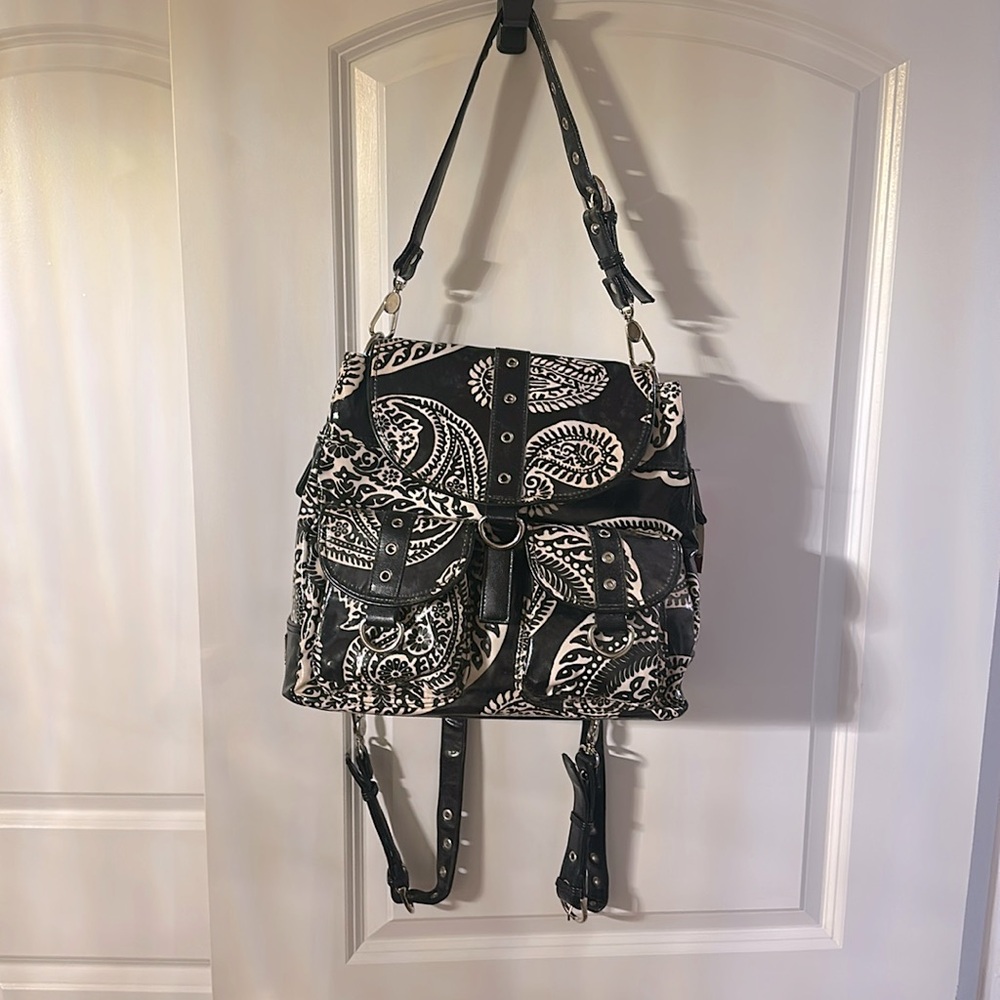 Gigi Hill Paisley Backpack Baby Bag NWT